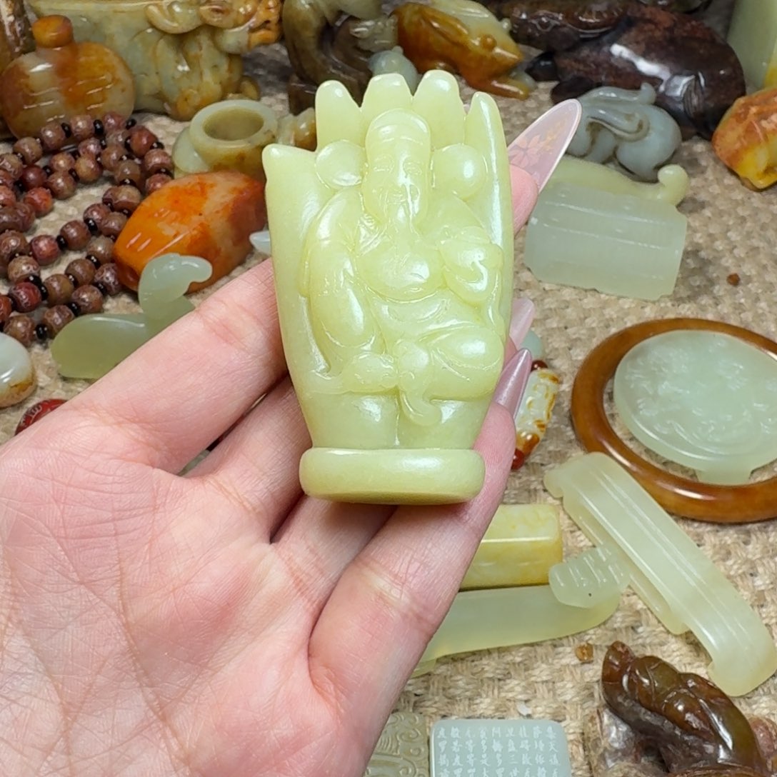 吊坠白玉菩提挂件