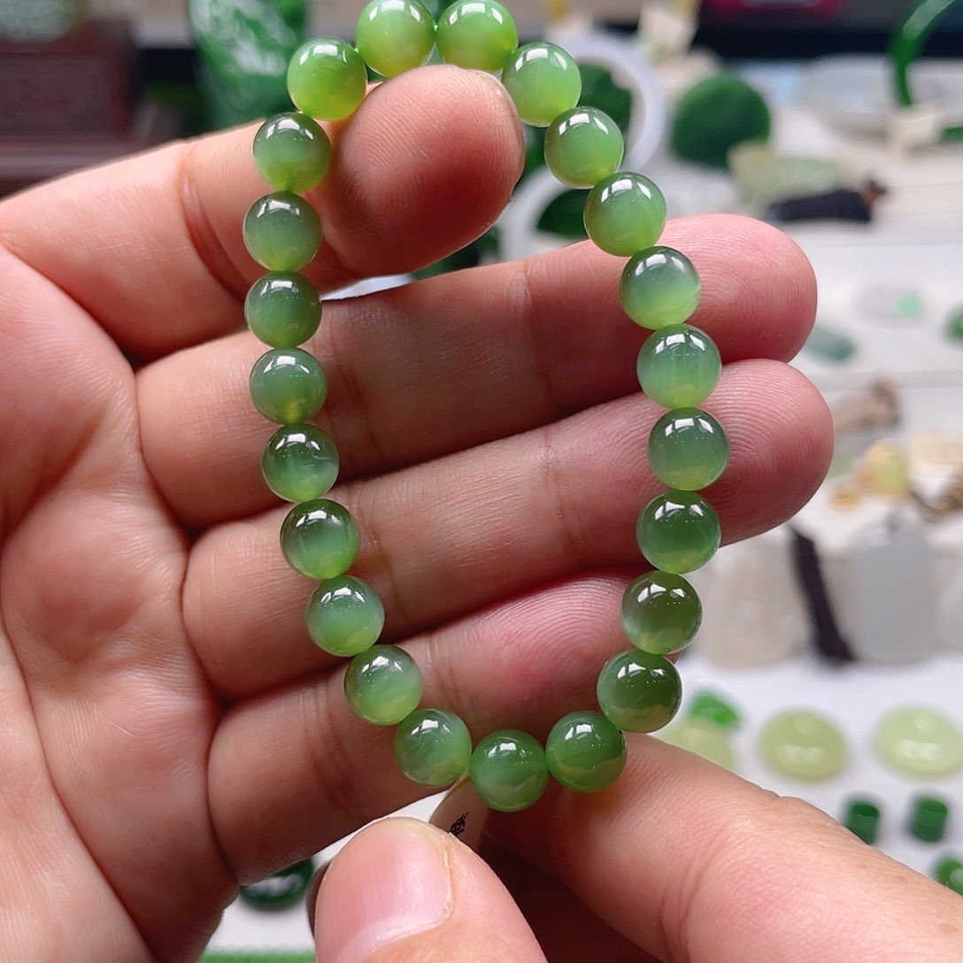 未镶嵌手链和田玉（碧玉）