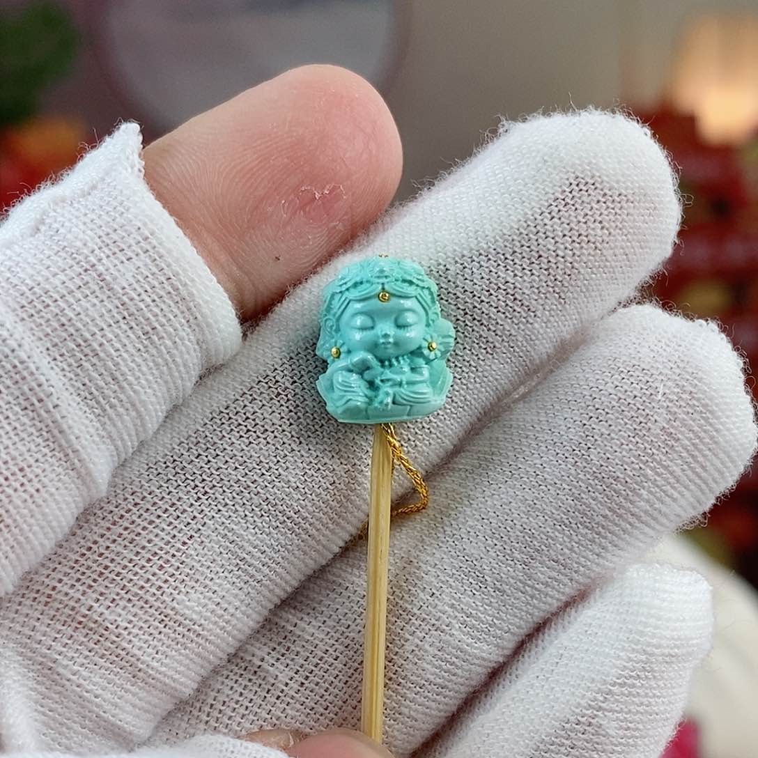 绿松石珠宝奇石未镶嵌