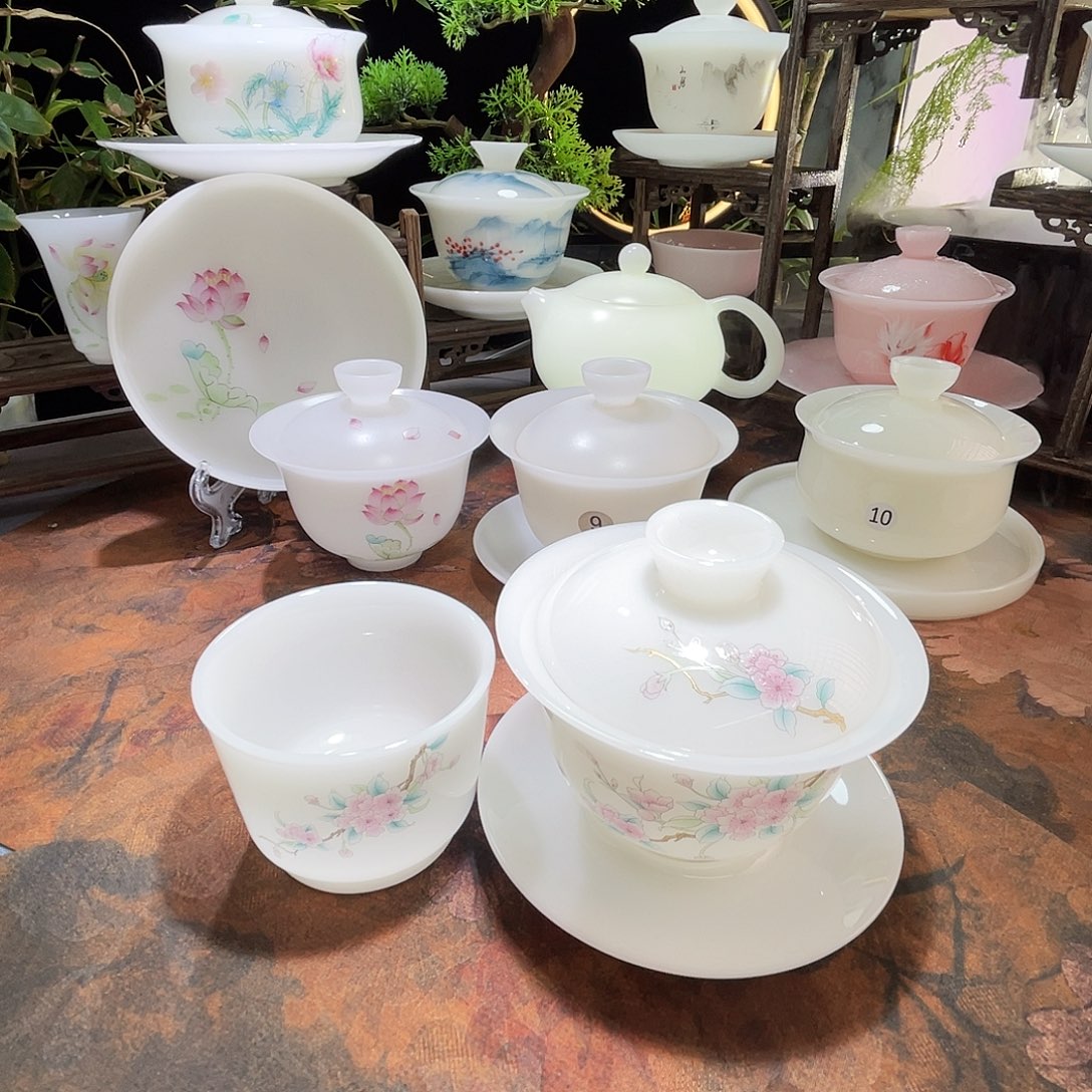 璞玉桃花朵朵三才元宝➕同款主人杯