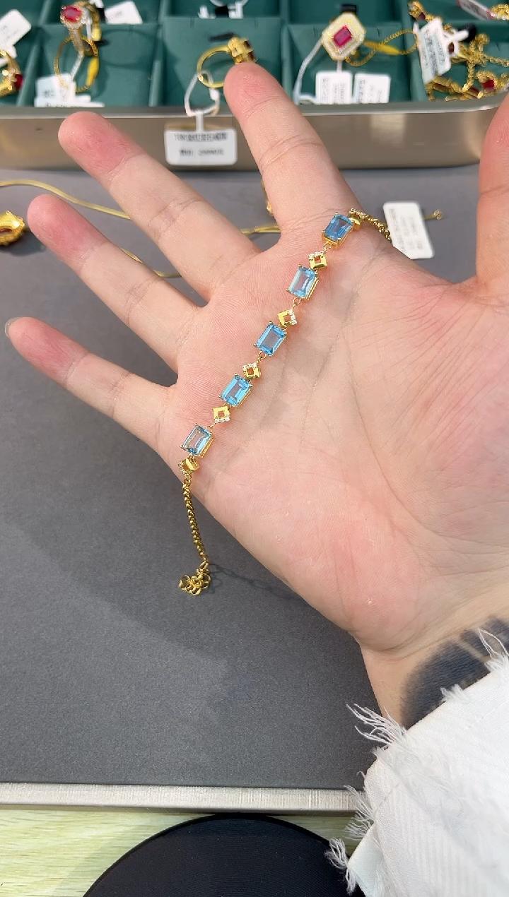 18k托帕手链经典款LC739