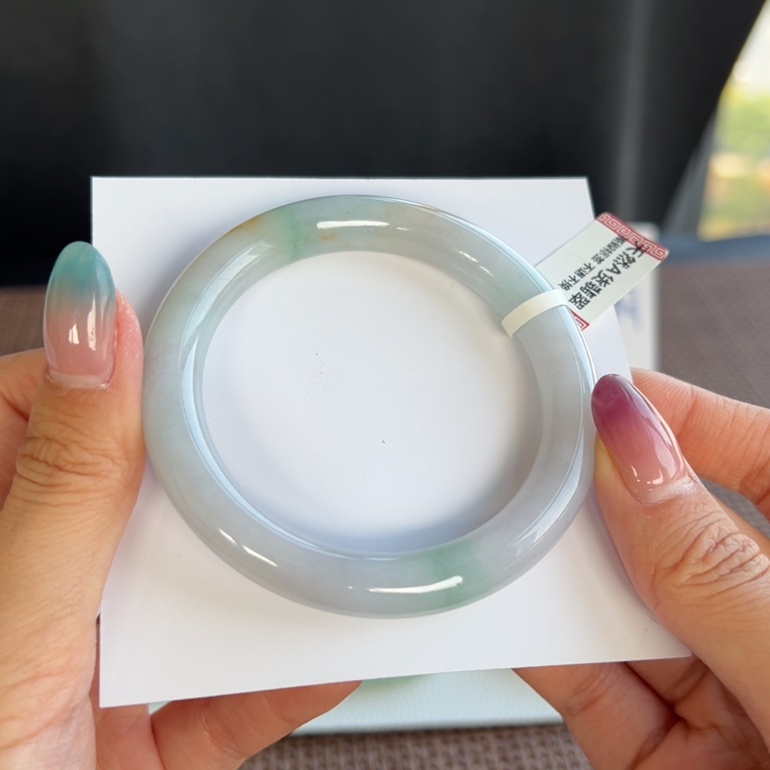 翡翠未镶嵌手镯15号 55.5