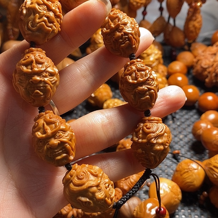 吊坠橄榄核不动明王