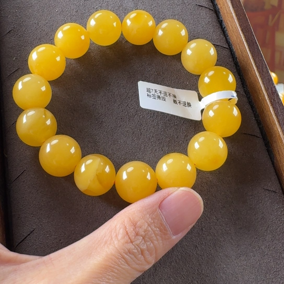 蜜蜡未镶嵌毛衣链