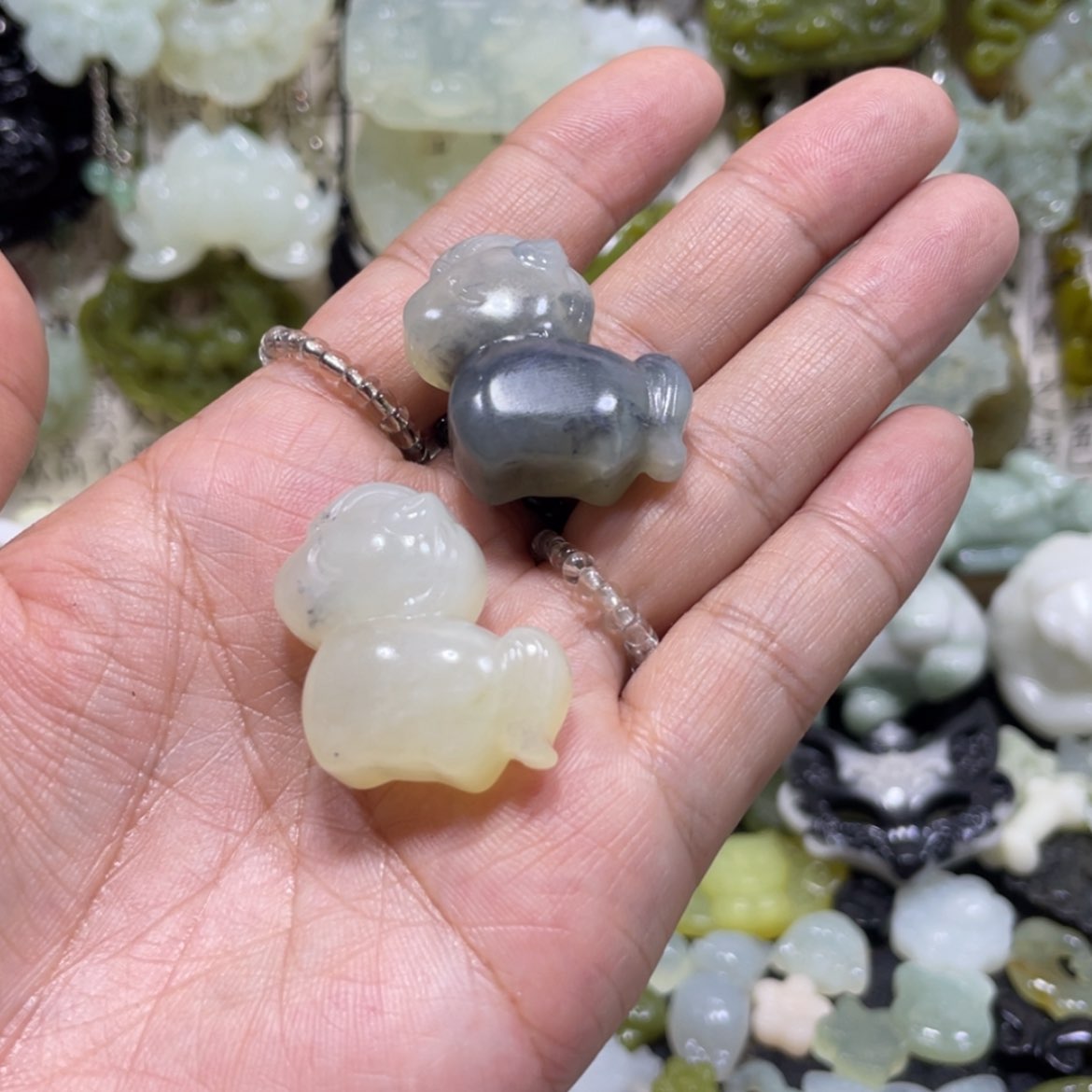 【闪购商品】岫玉颈饰未镶嵌59吊坠