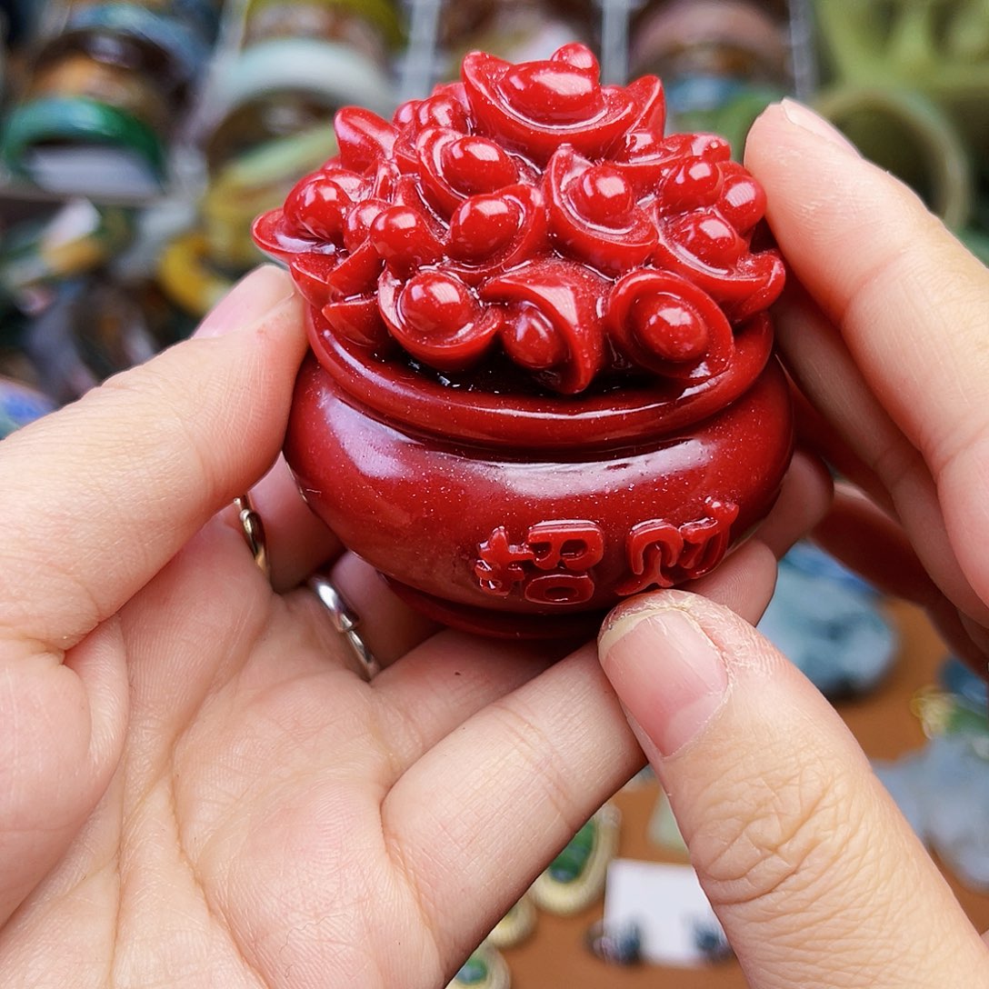 翡翠颈饰足银镶嵌这