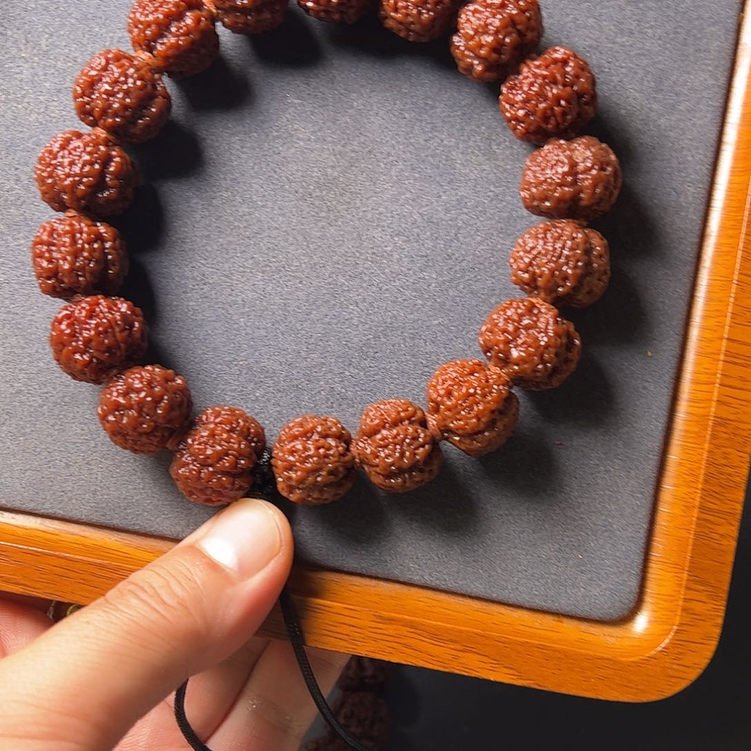 金刚菩提手串梁产区满肉梅花严选19（18颗）