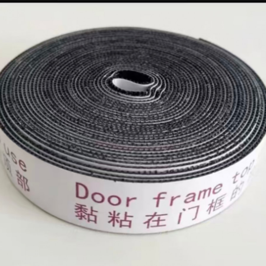 魔术贴防蚊棉门帘自粘强力背胶