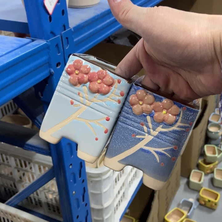 陶瓷花盆单场满9.9发7*10