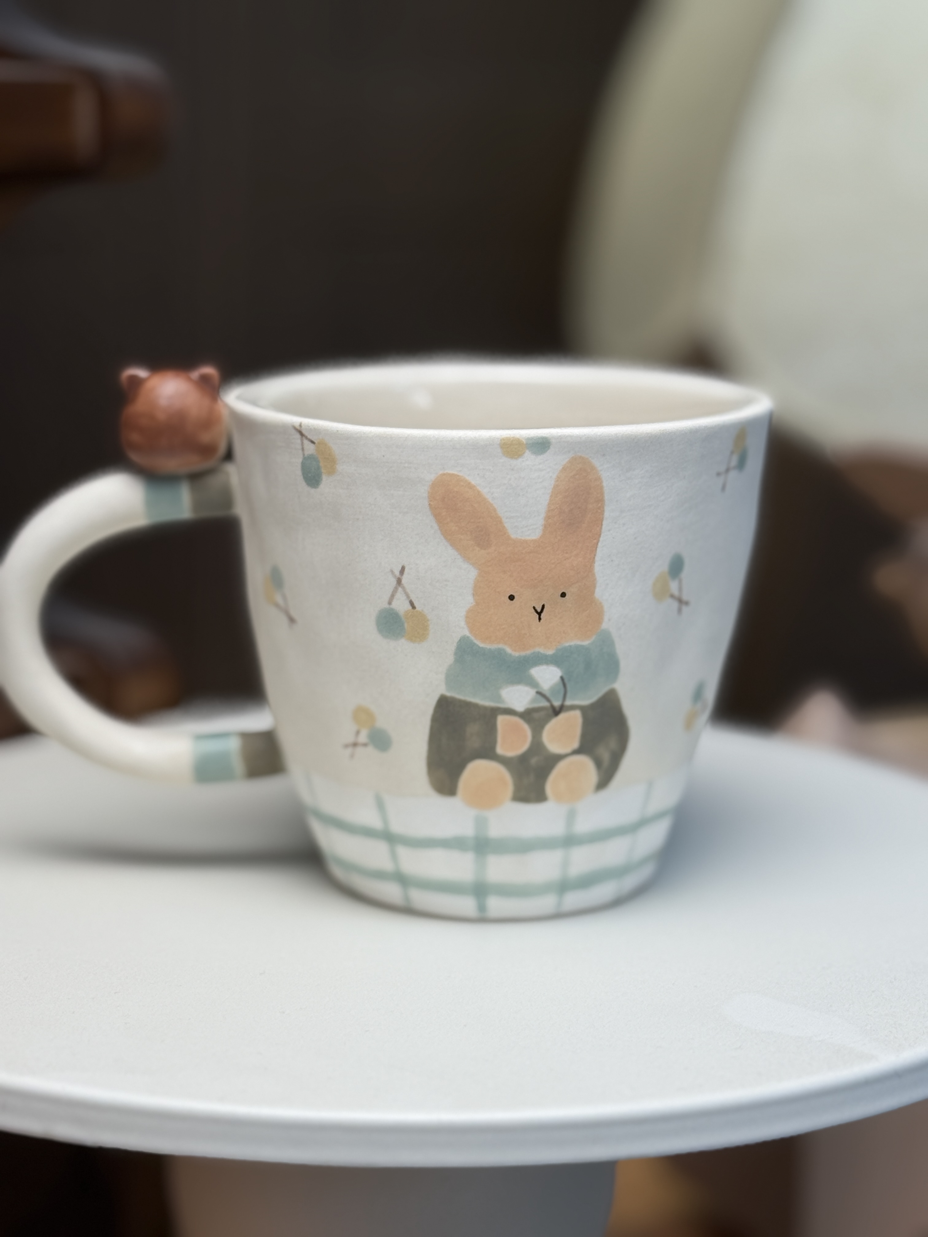 川谷预售原创可爱兔子豆豆熊杯子（主播强推荐）