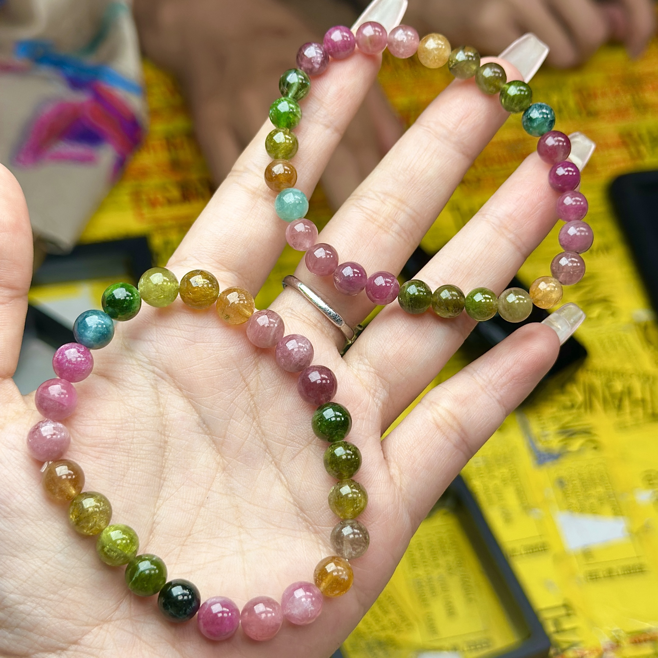 【YY2】色标碧玺手串（多样性发其一）