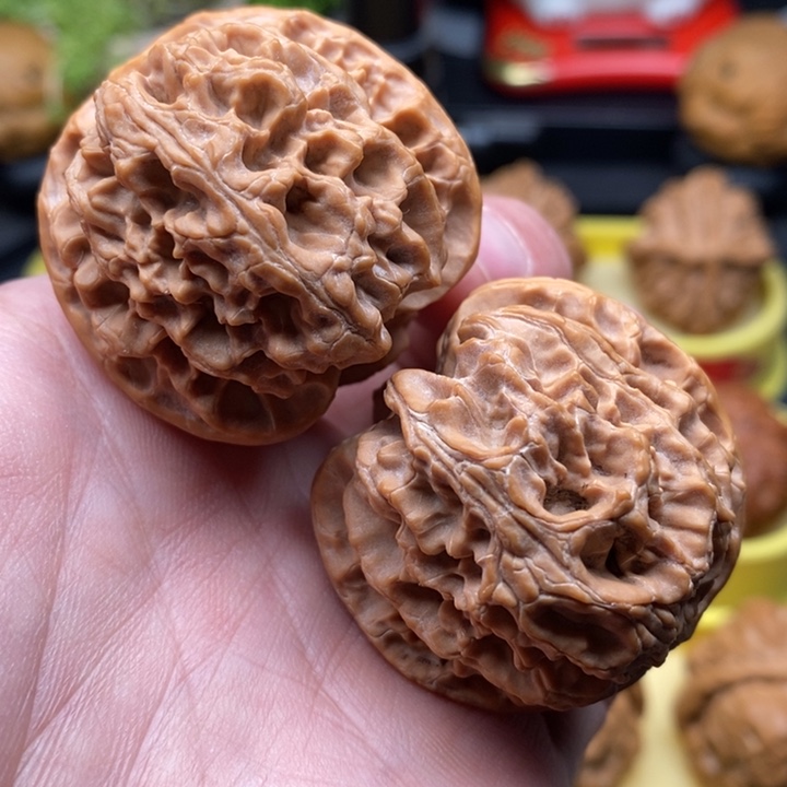 【闪购商品】文玩核桃吊坠41苹果园狮子头