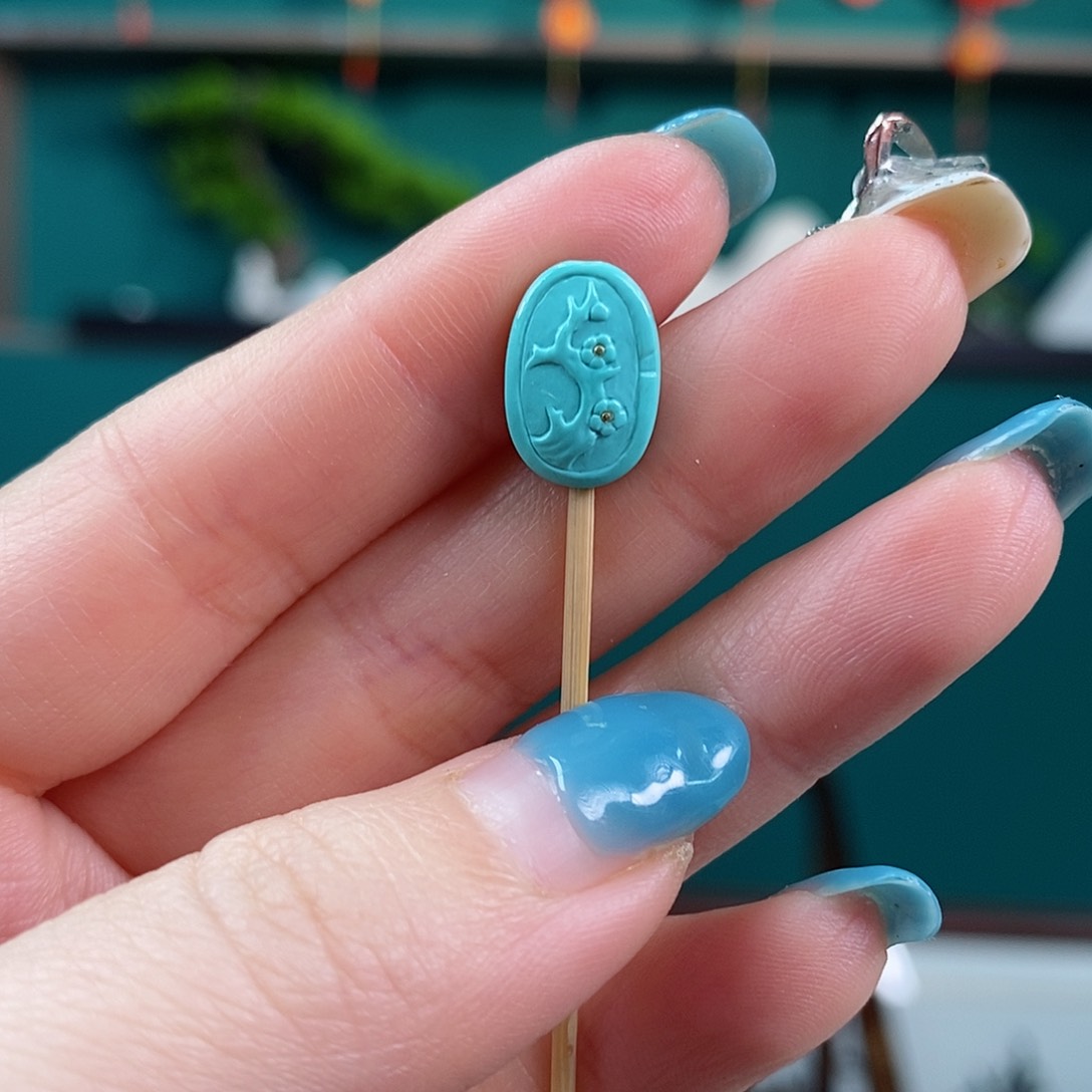 绿松石珠宝奇石未镶嵌