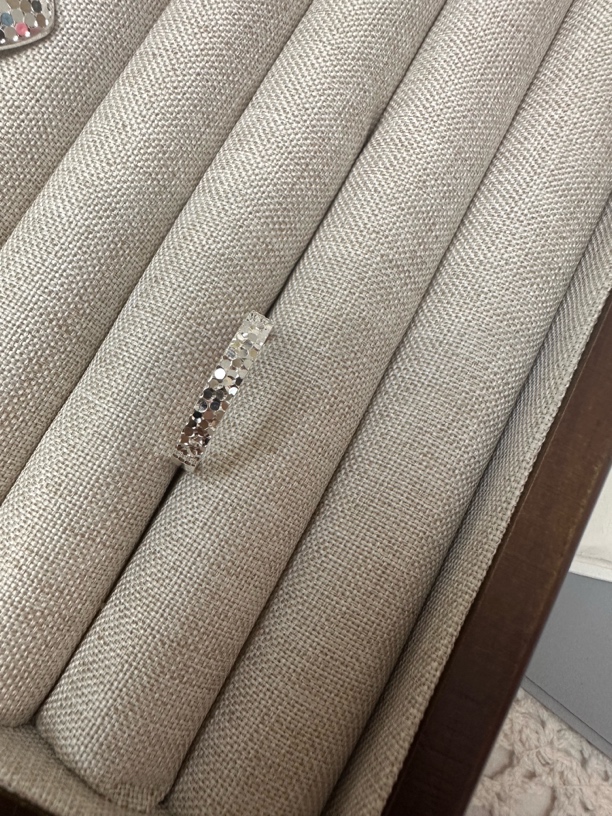 足银戒指 纯银小众花丝戒指