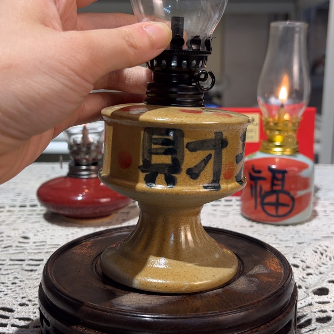 摆件景德镇陶瓷香薰灯