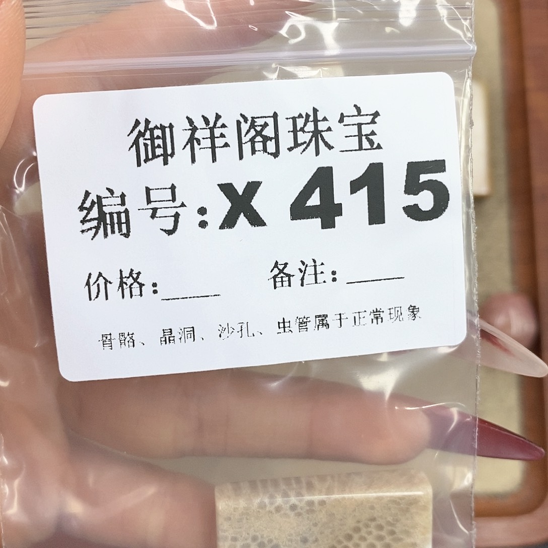 硅化珊瑚（珊瑚玉）颈饰未镶嵌原*