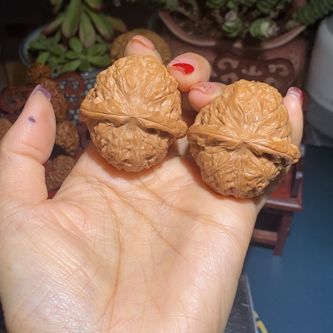 文玩核桃把件43南瓜墩全品