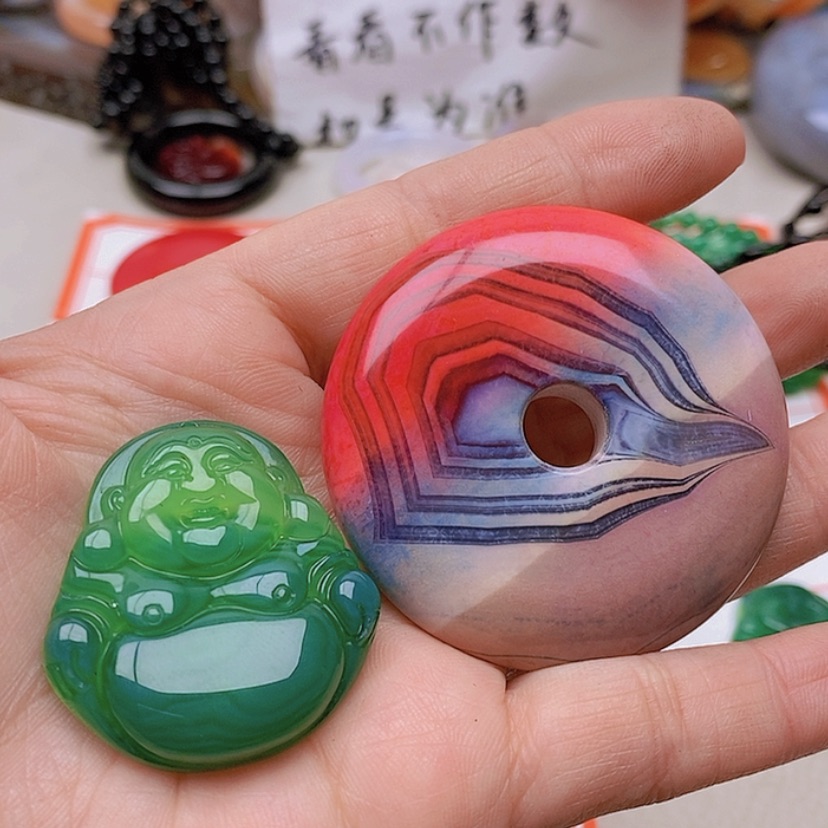 【闪购商品】未镶嵌玛瑙/玉髓珠宝半成品用****7