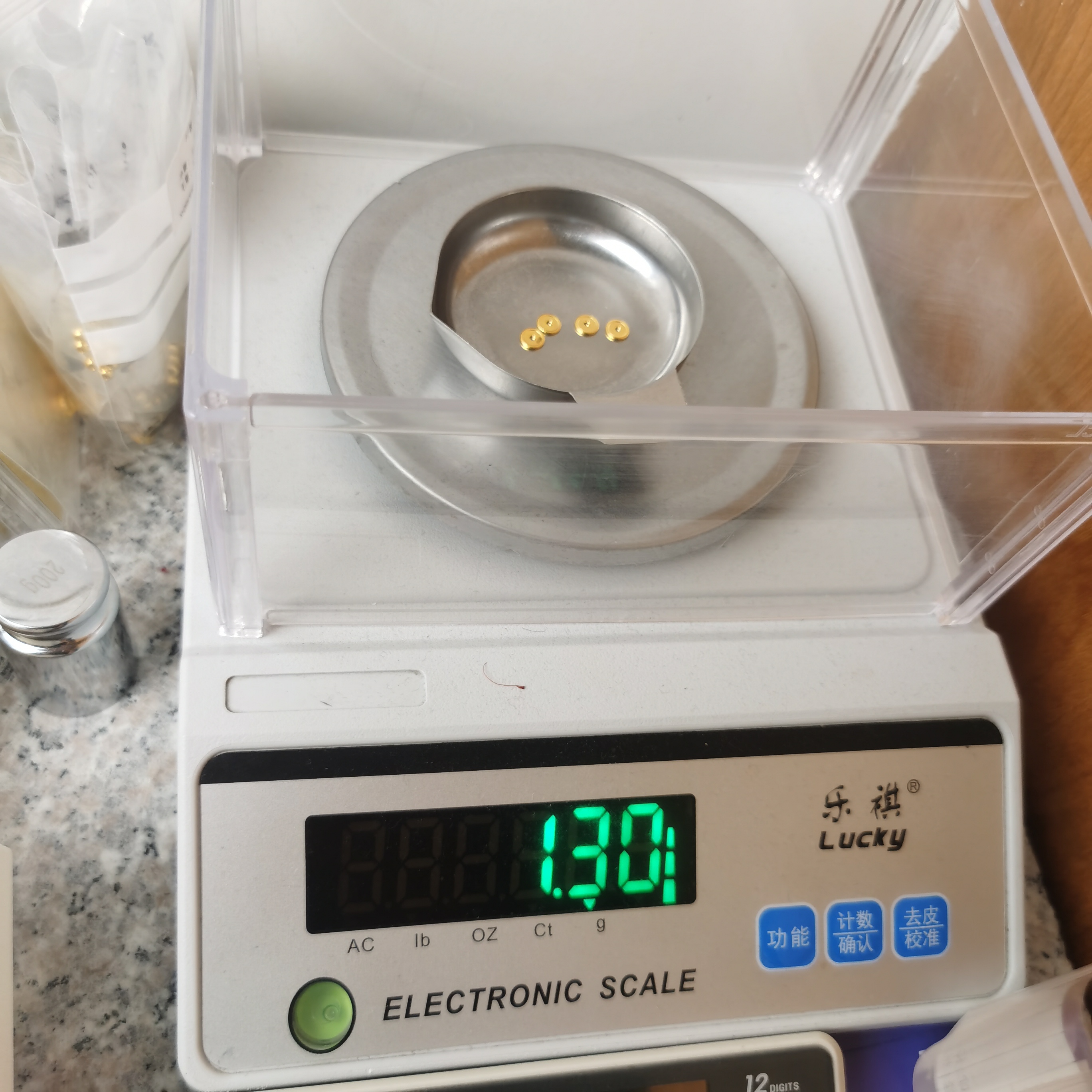 足金黄金文玩配饰