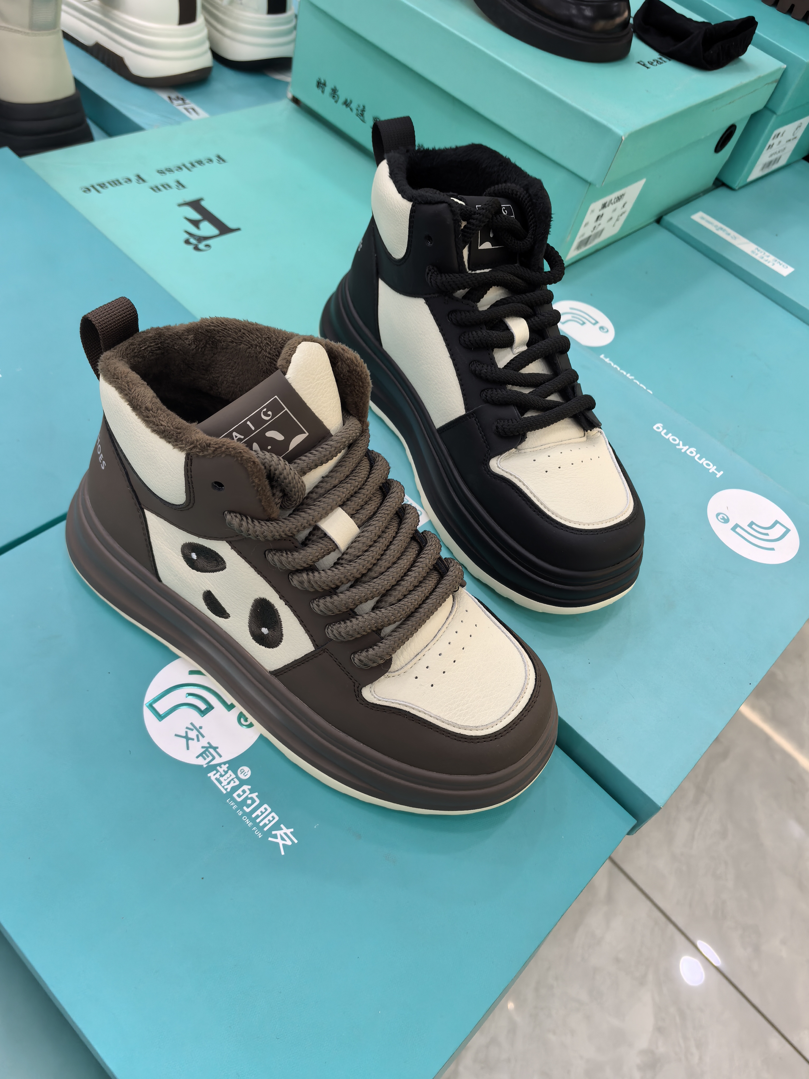 89892-3真皮厚底松糕底板鞋女