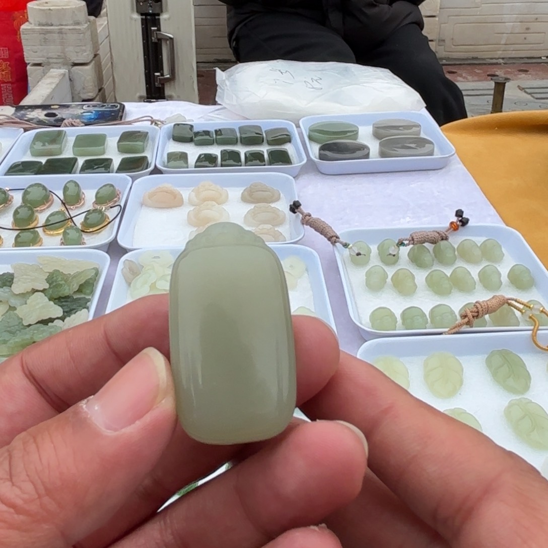 和田玉无事牌40尺寸未镶嵌定制不退换