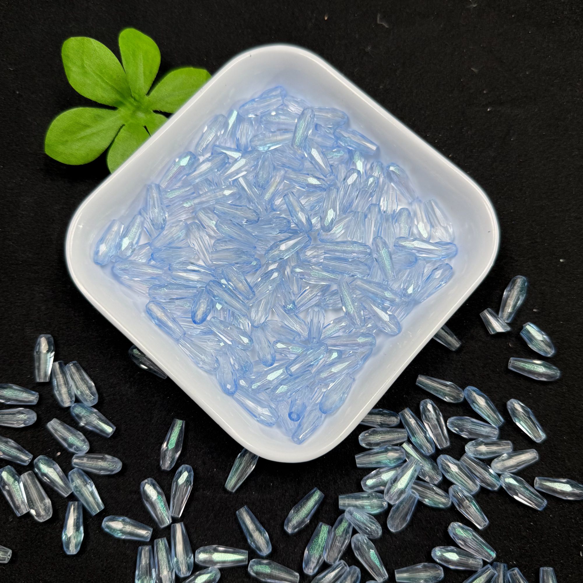 创意DIY手工串珠琉璃6×14人鱼泪