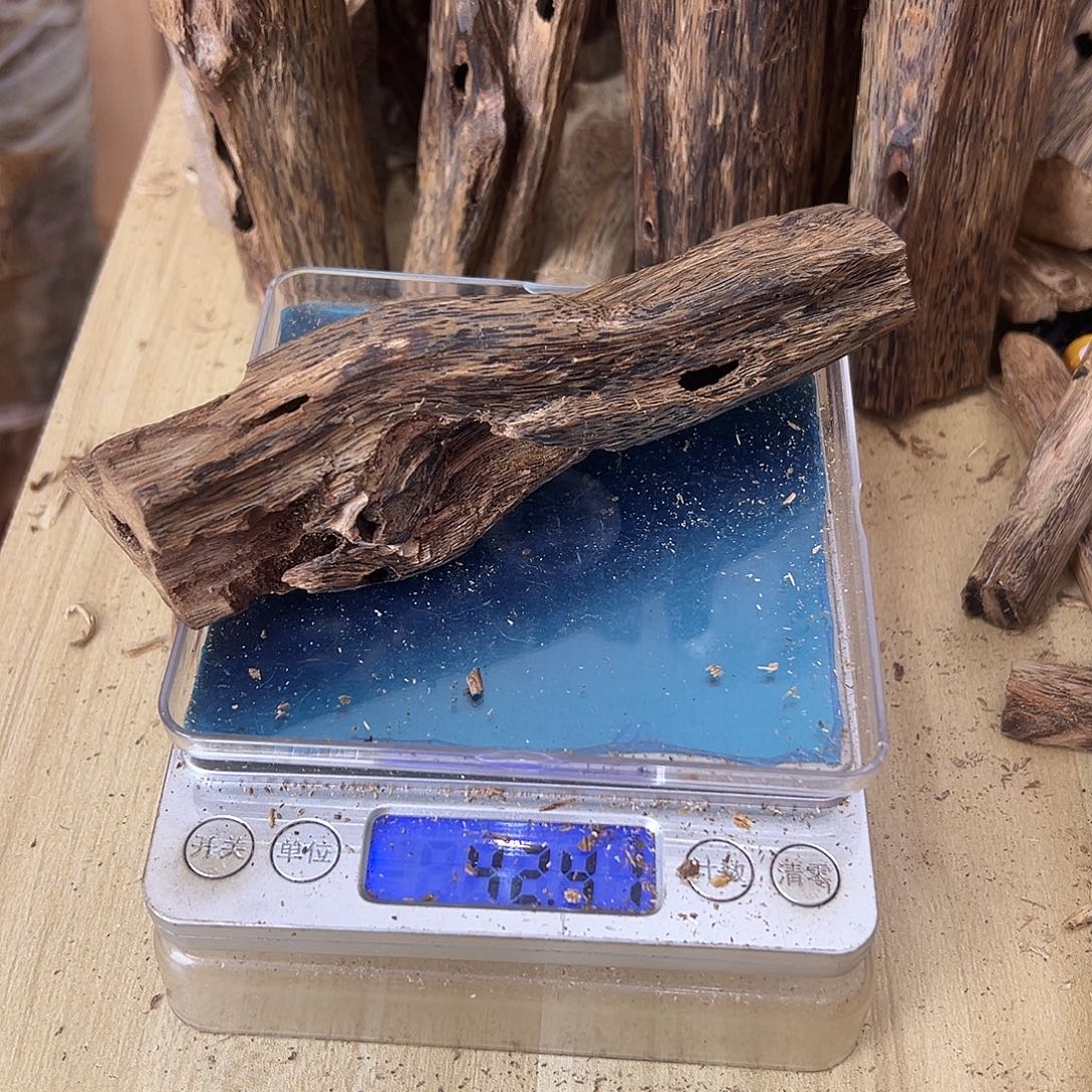 香料绿奇楠虫漏42克白棋