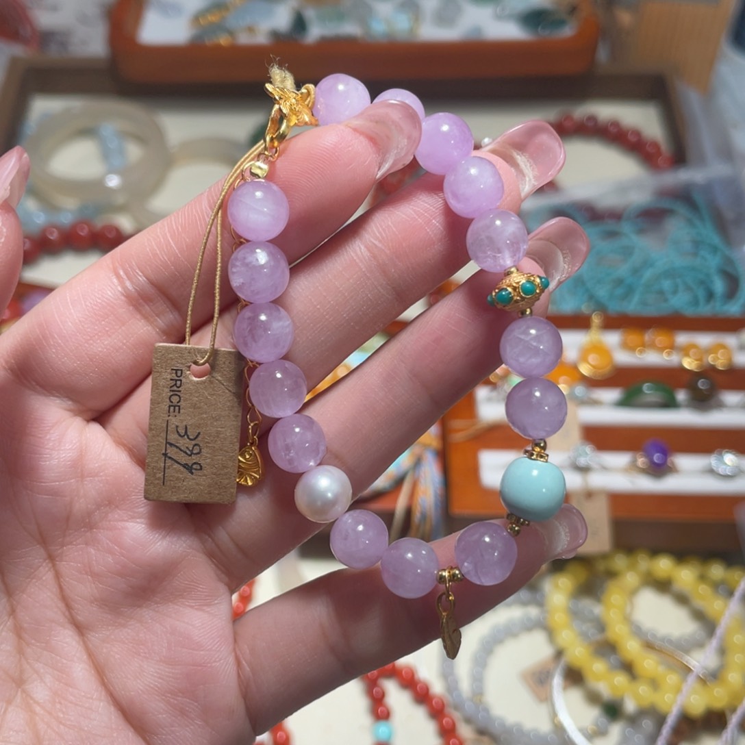 锂辉石手链未镶嵌