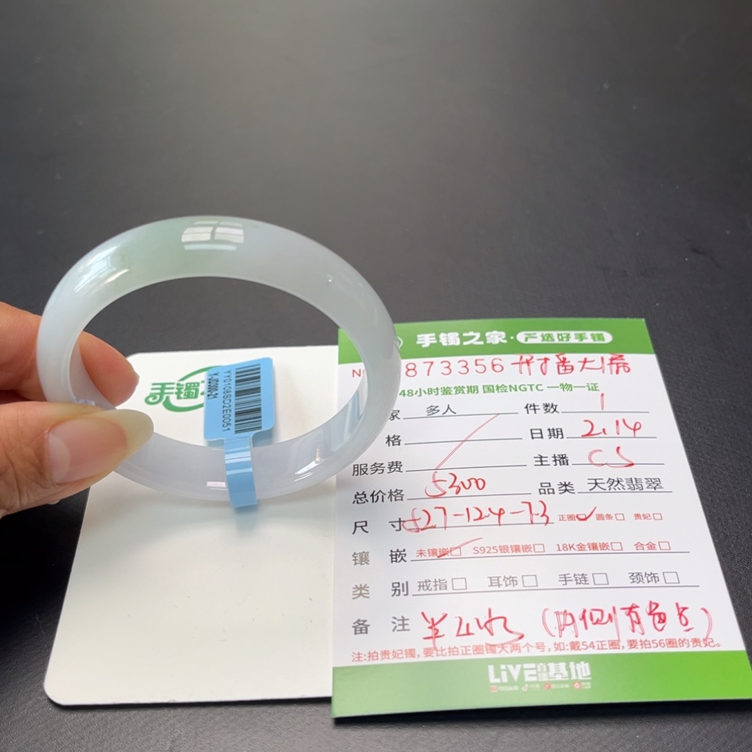 翡翠手镯未镶嵌多人