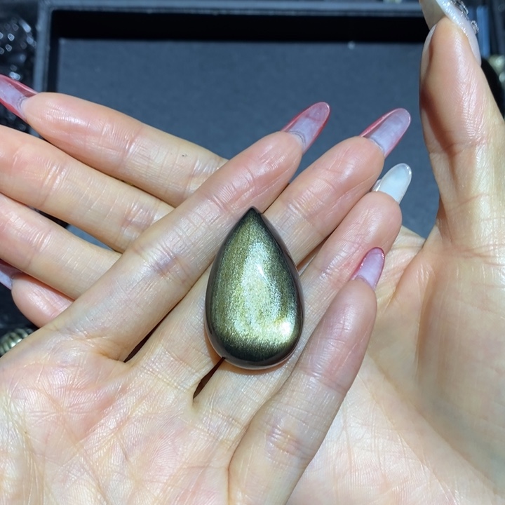 黑曜岩吊坠(不含链)未镶嵌让****吧