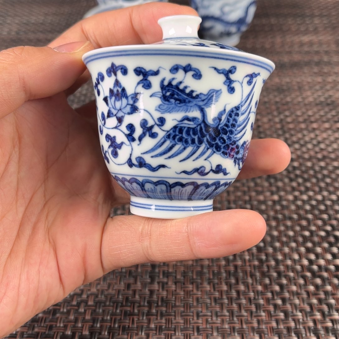 瓷片景德镇陶瓷杯子