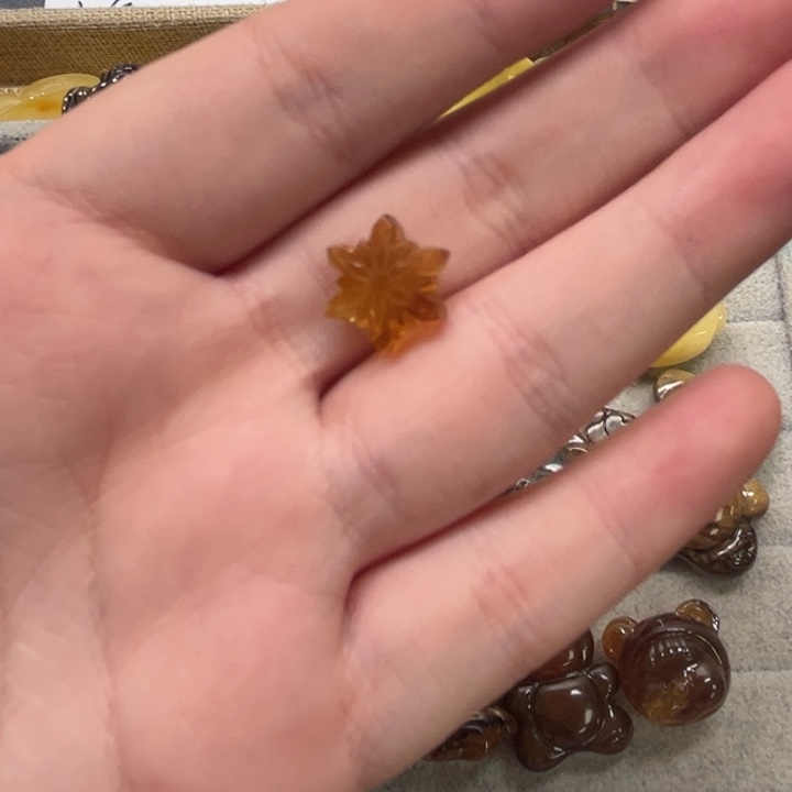 裸石琥珀未镶嵌南*?天然蜜蜡配件