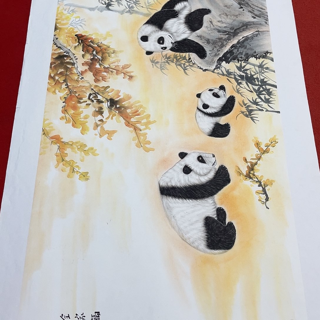 国画手绘国画作品