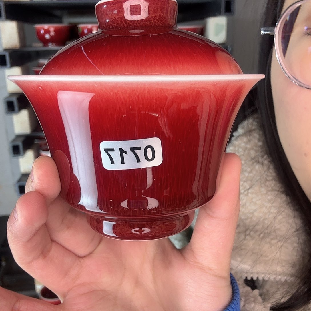 碗景德镇郎红陶瓷