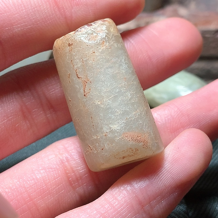 和田玉颈饰未镶嵌天**福