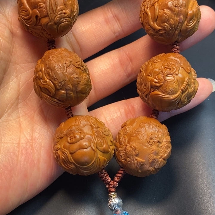 饺***王手串/手链橄榄核风景群仙