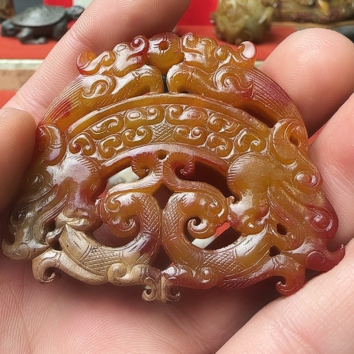 和田玉车挂未镶嵌闫****