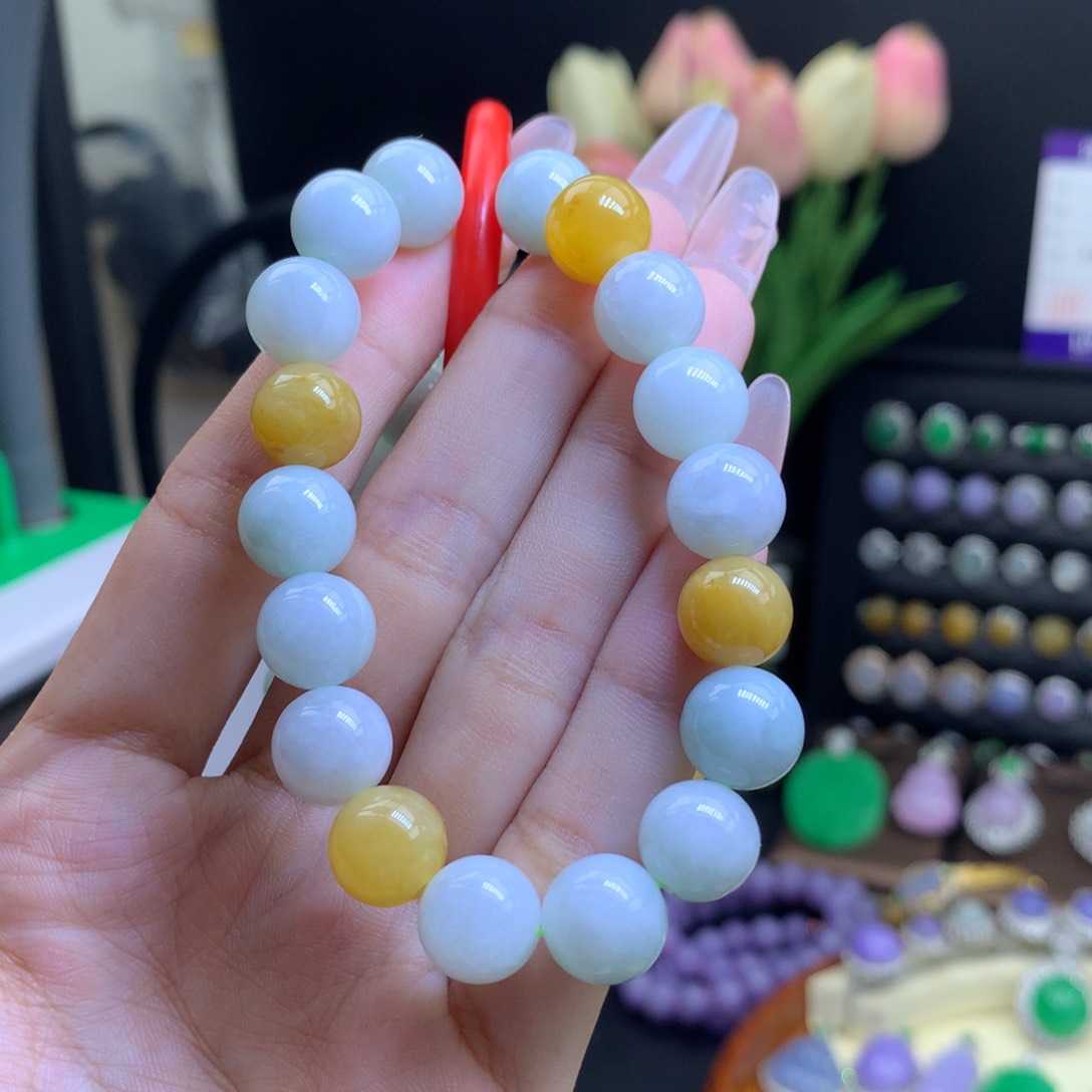 翡翠未镶嵌颈饰天然