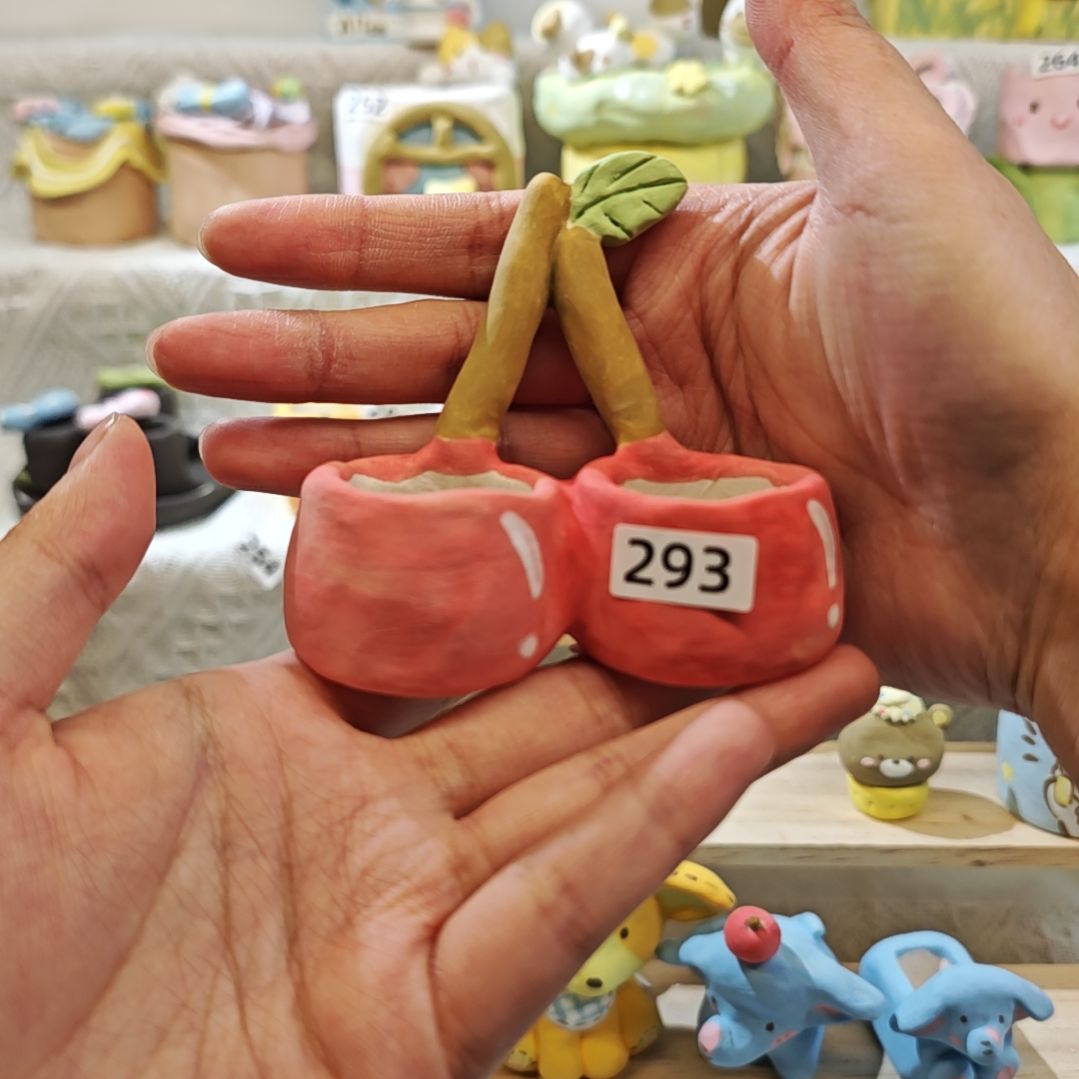满29.9包邮手工花盆293