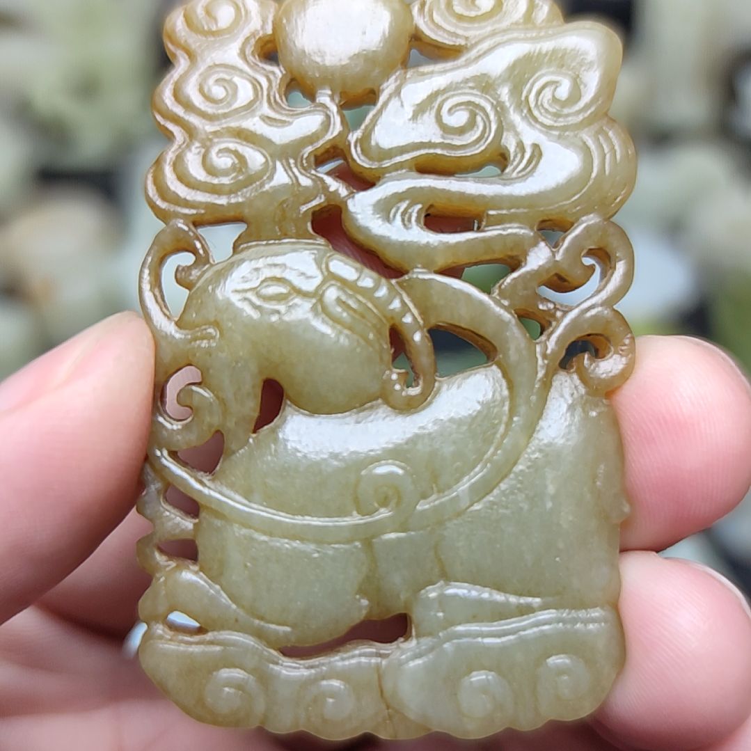 和田玉挂件未镶嵌