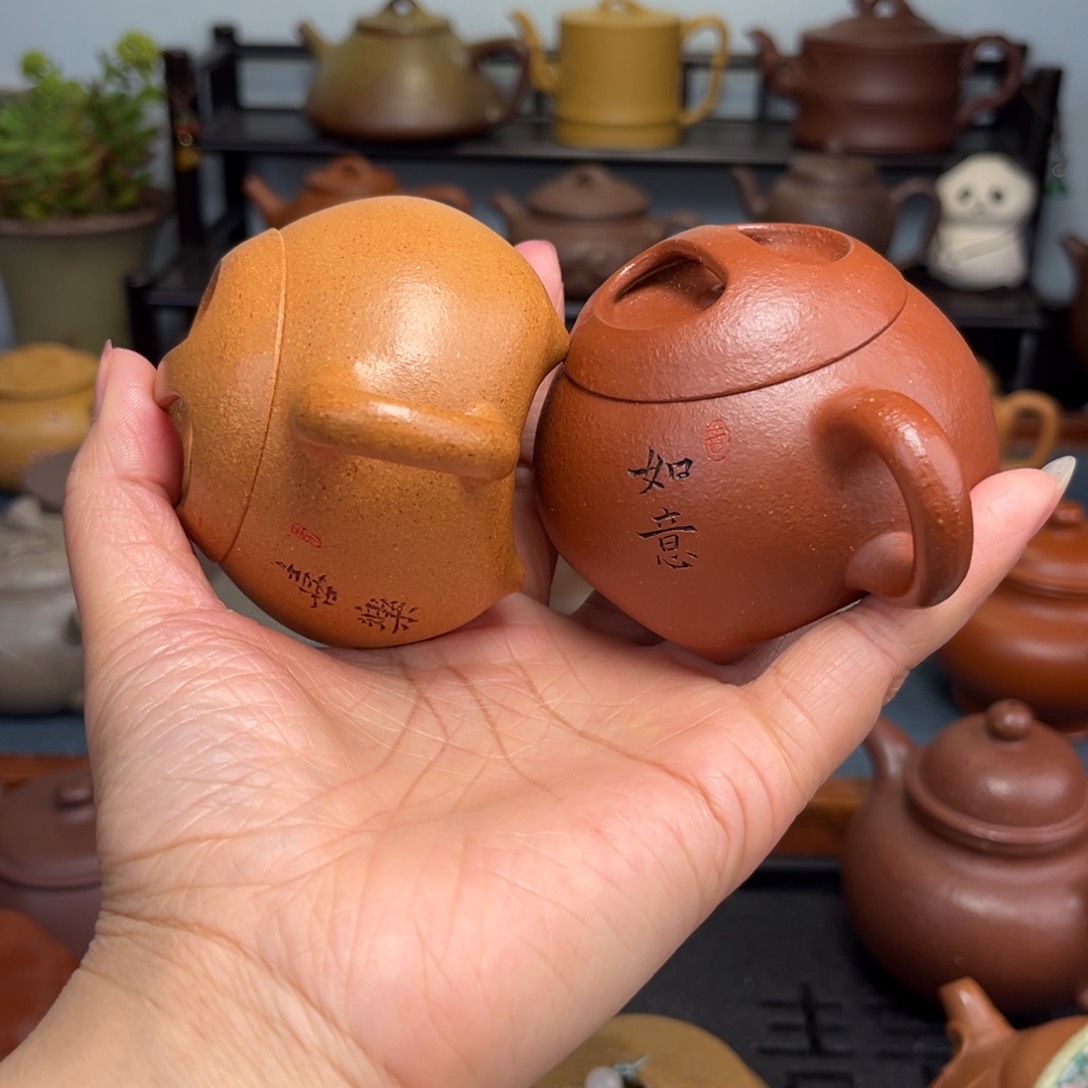 紫砂茶壶丫**爸手工制作