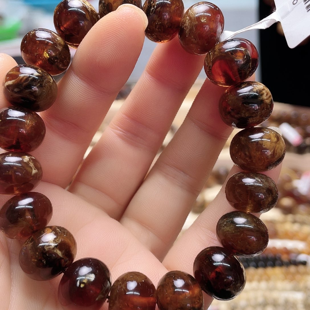 琥珀裸石未镶嵌十四10046