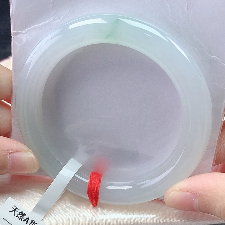 翡翠未镶嵌手镯53圈