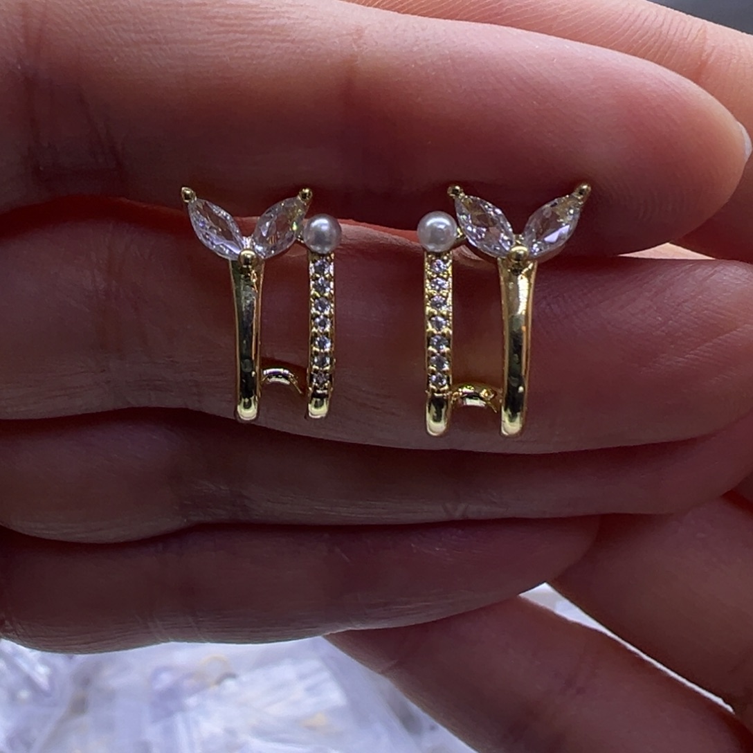 淡水珍珠未镶嵌耳饰