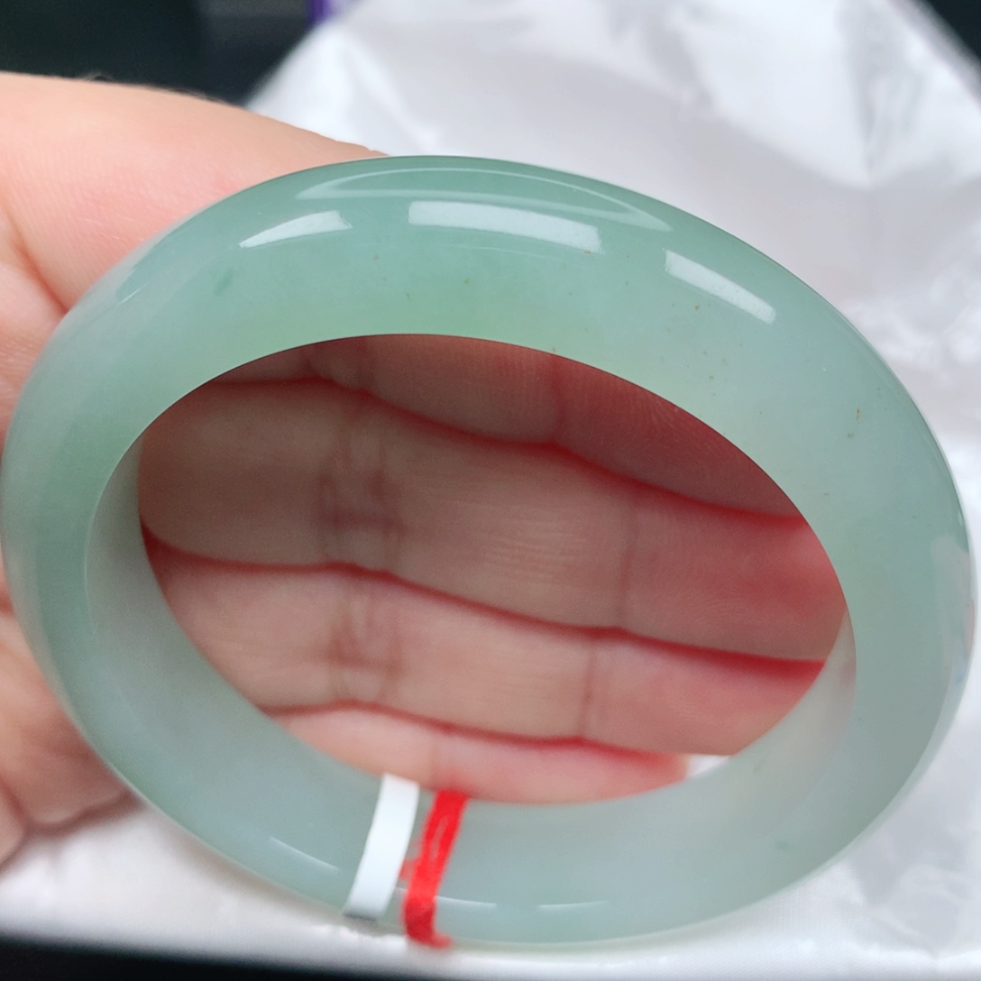 未镶嵌手镯翡翠25冰胶绿渐变