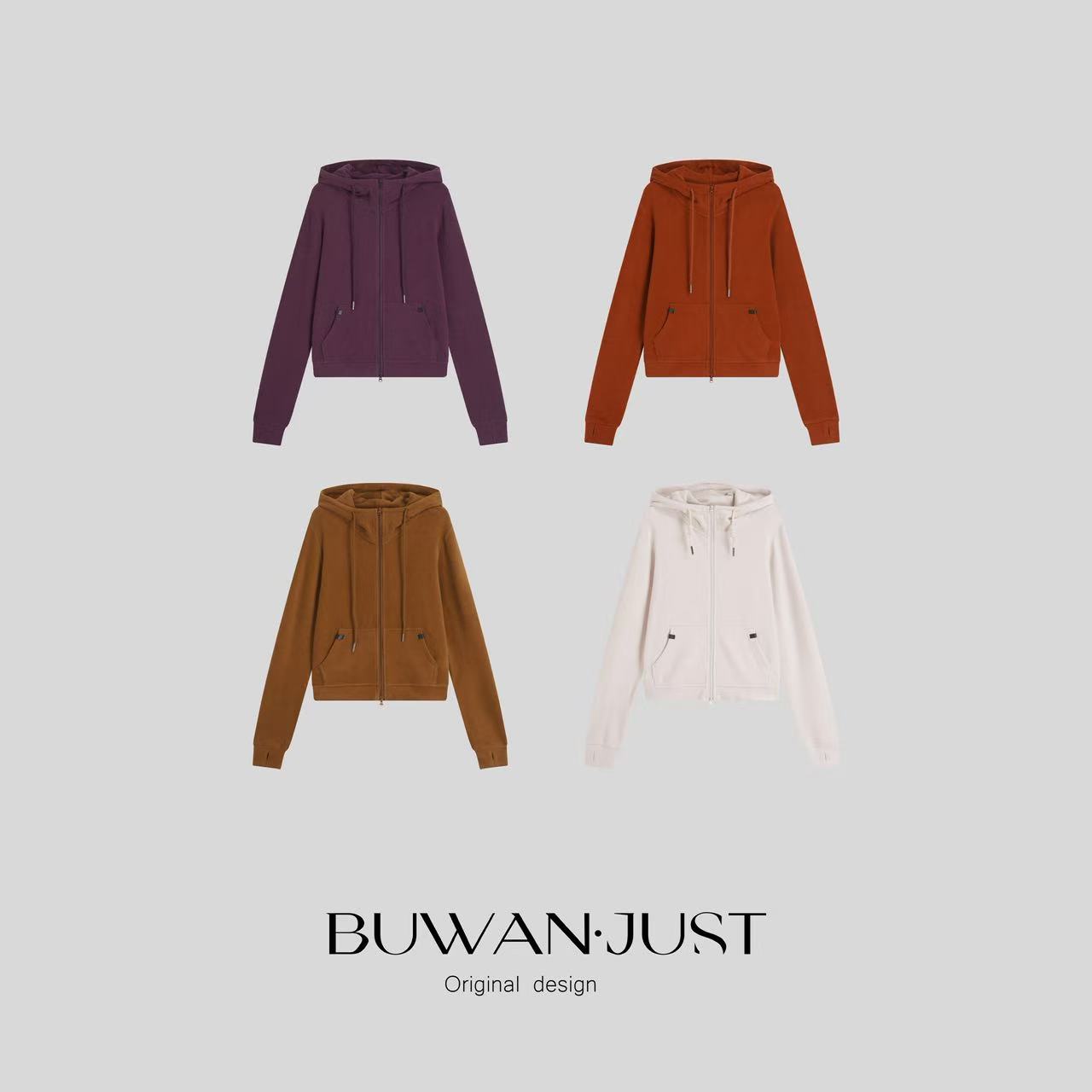 BUWANJUST【老友记】高品定制连帽舒适德绒保暖卫衣T8081