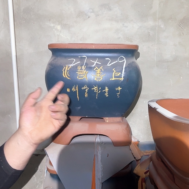 紫砂花盆紫砂等传统