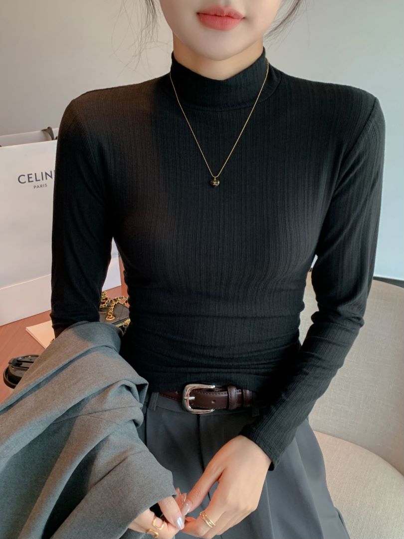 【非凡专属】半高领打底衫女 西装内搭春秋冬季高级感长袖T桖