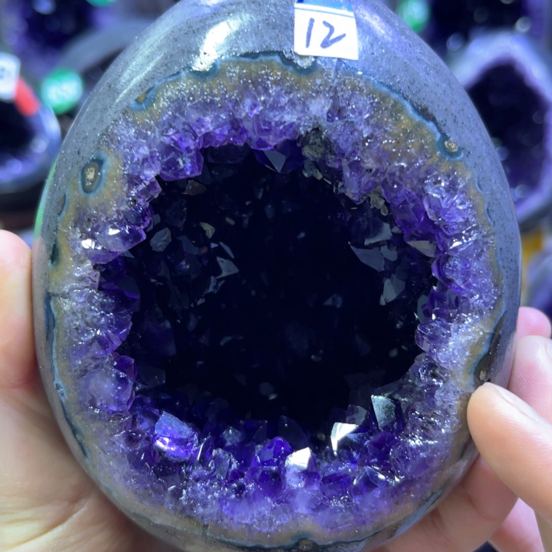 紫晶摆件未镶嵌紫水晶
