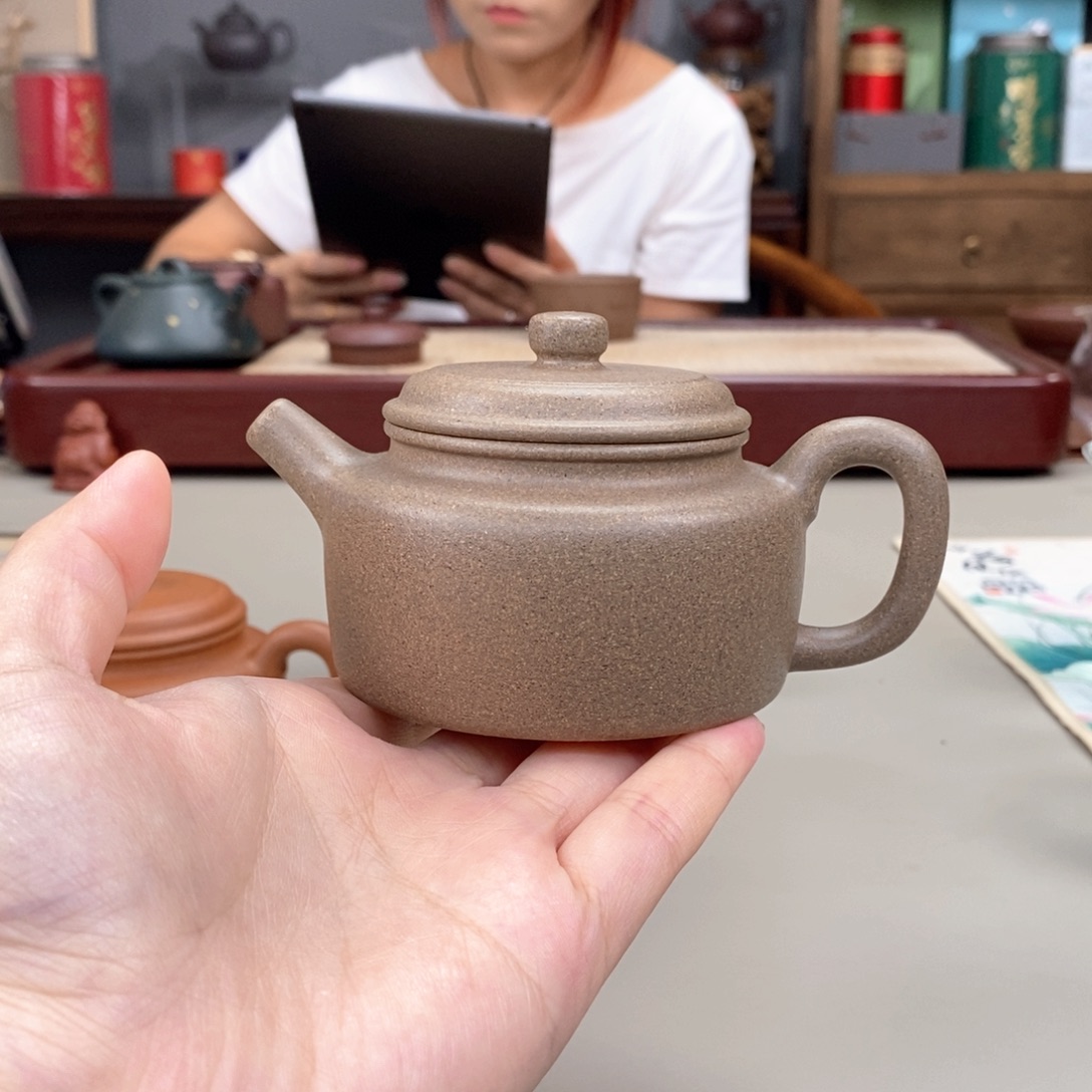 茶壶紫砂黄降坡高温德钟半手160cc